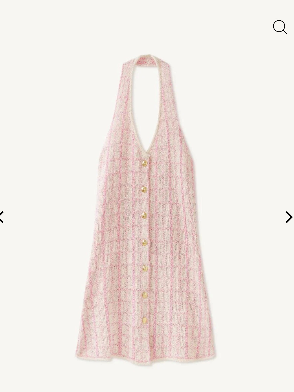 Asta Resort Pink Bianca Mini Dress